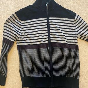 Large Mens Merona Full Zip Sweater